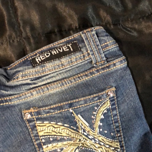 Red Rivet Shorts - Picture 7 of 7